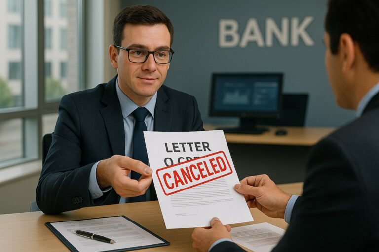 Cancelling a Letter of Credit