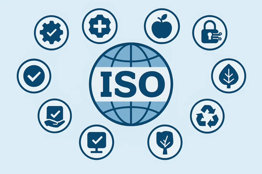 types of iso certifications