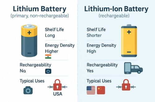 lithium batteries and lithium ion batteries