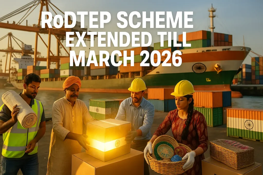 RoDTEP Scheme Extended Till March 2026: A Lifeline for MSMEs
