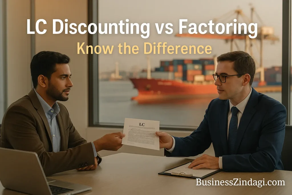 LC Discounting: The Hidden Lifeline for Indian MSME Exporters — and How It Differs from Factoring