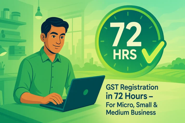 GST Number in 72 Hours
