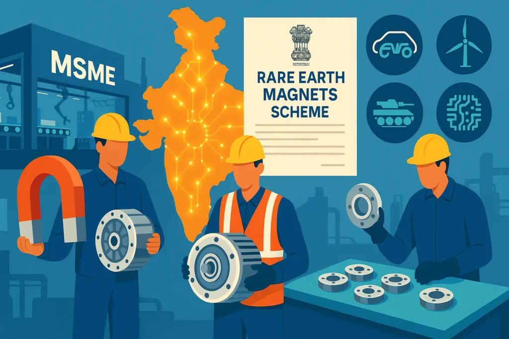 Rare Earth Magnets Scheme Approved: A Transformative Shift for India’s High-Tech Supply Chain & MSMEs