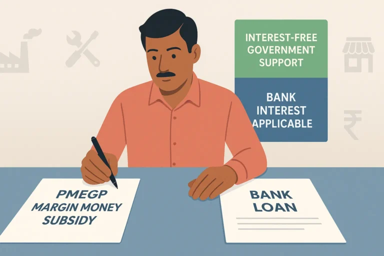 pmegp margin money subsidy