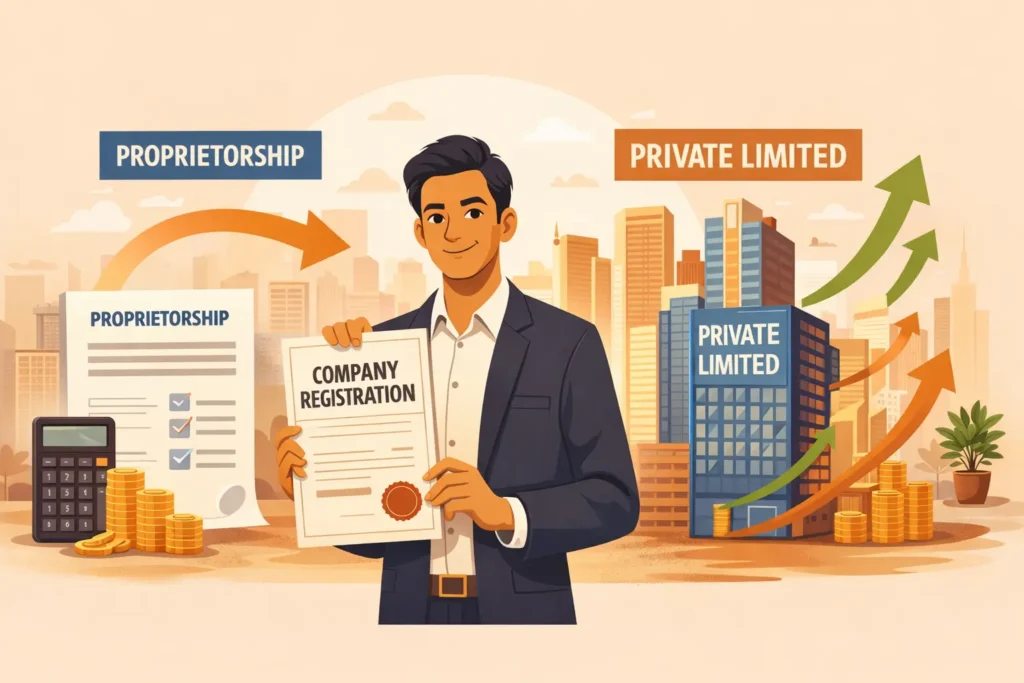 Converting Proprietorship to Private Limited Company