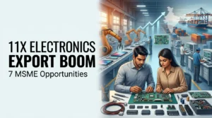 Electronics exports from India Surge 11X: 7 MSME Opportunities in the Electronics Supply Chain
