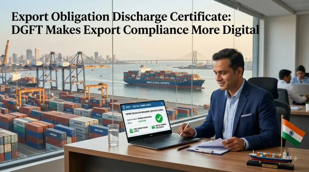 Export Obligation Discharge Certificate