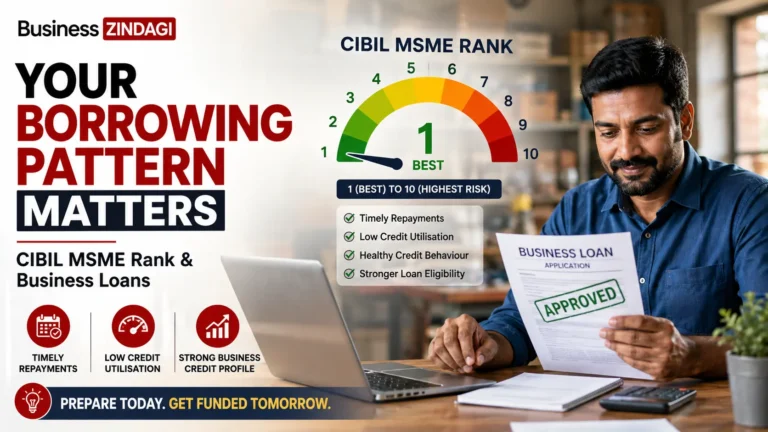 how to improve CIBIL MSME Rank before applying for a business loan