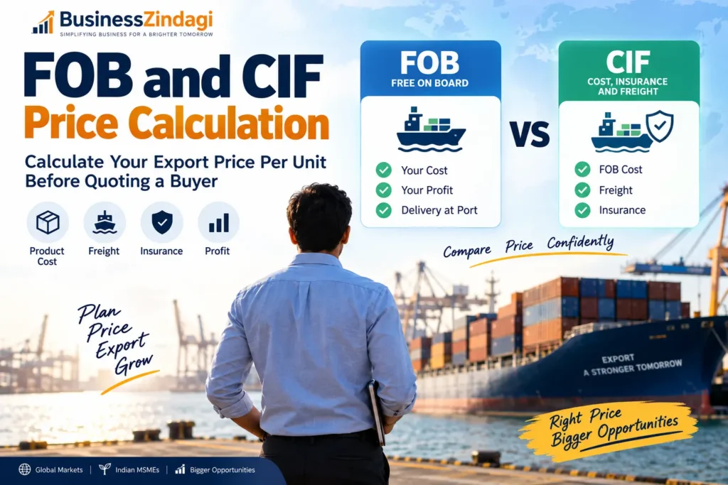 FOB and CIF Price Calculation – Export Price Calculator
