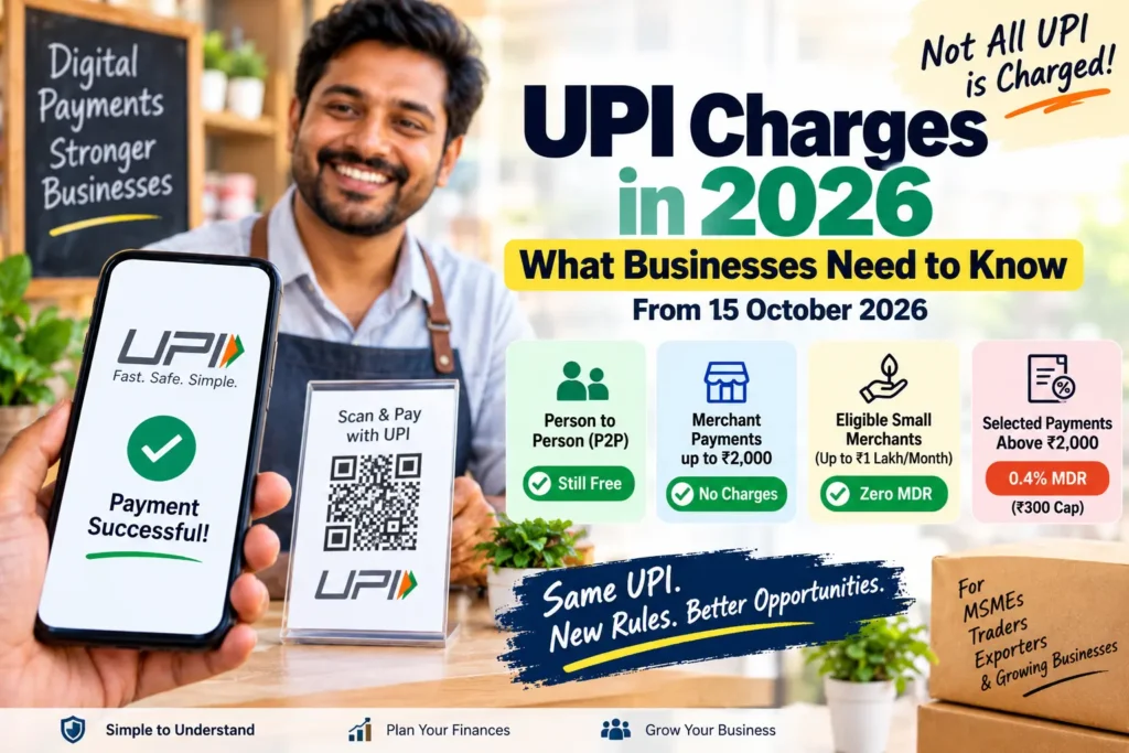 Upi charges 2026