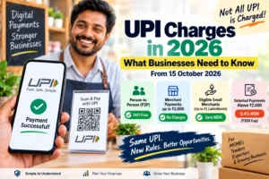 Upi charges 2026