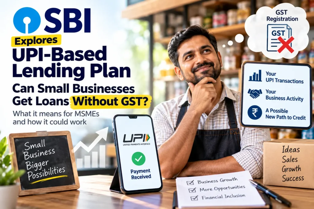 Sbi upi business loan without gst