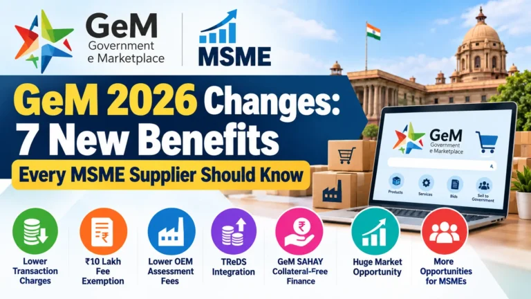 GeM 2026 Changes