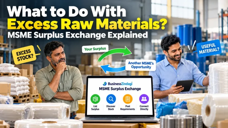 Excess raw materials